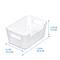 24 Pack: Small Clear Open Storage Bin by Simply Tidy®